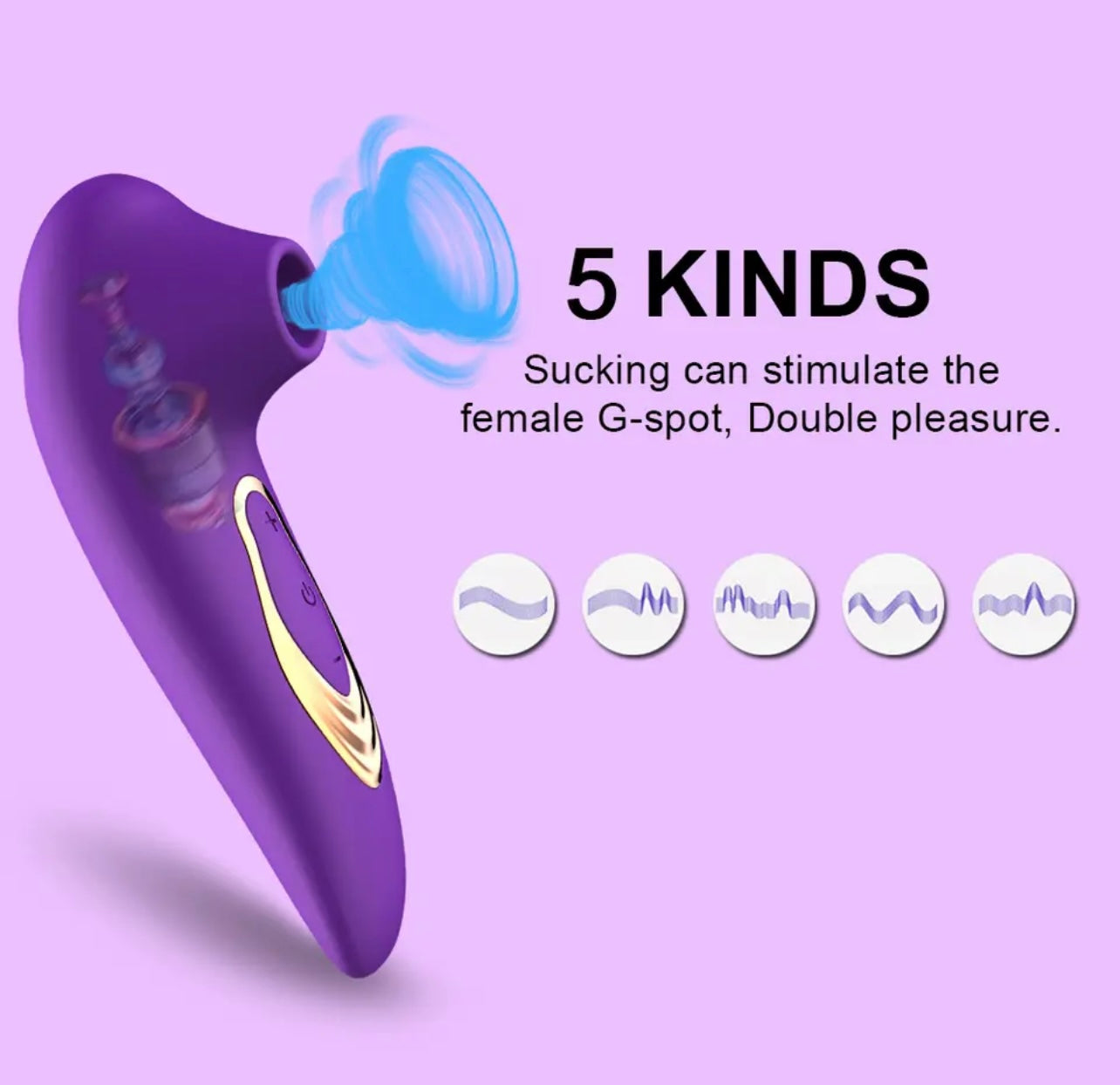 Clitoral sucker vibrator